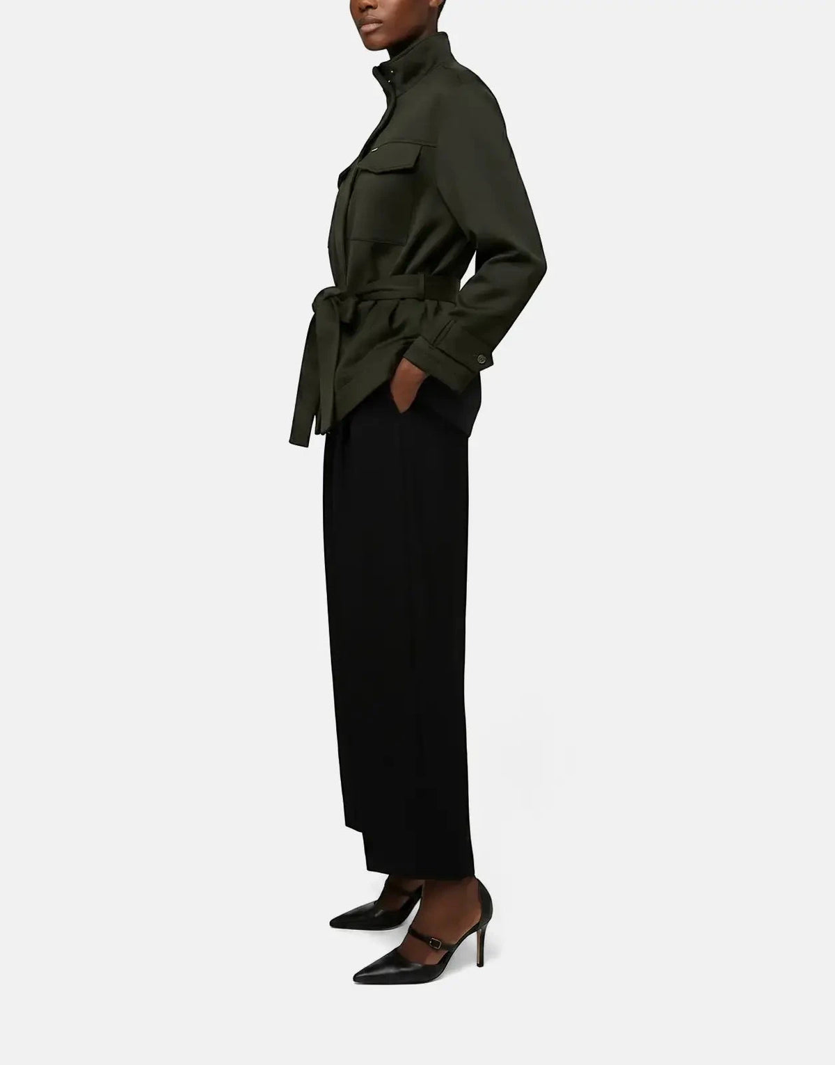 Polo Yuri Olive Wool Jacket - Subwear