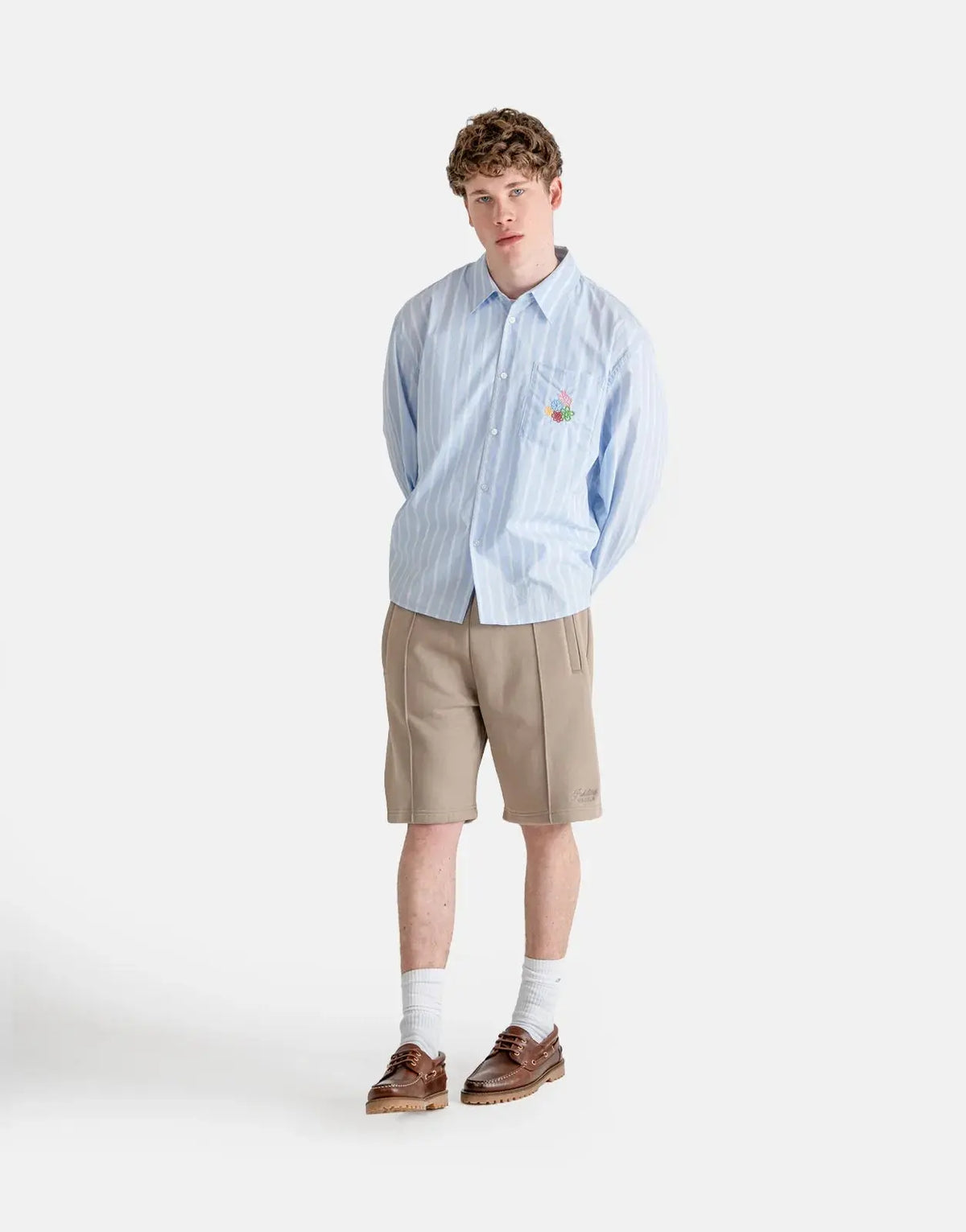 Prohibited Hometown Dust Grey Sweatshorts - Subwear