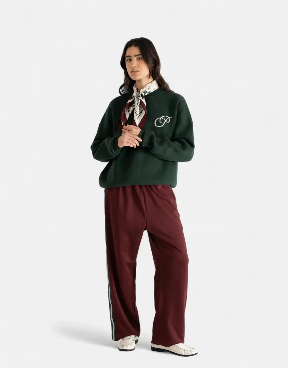 Prohibited Initial Knit Green Sweatshirt - Subwear