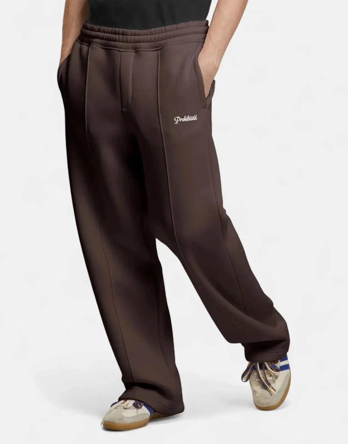 Prohibited Loose Brown Sweatpants - Subwear