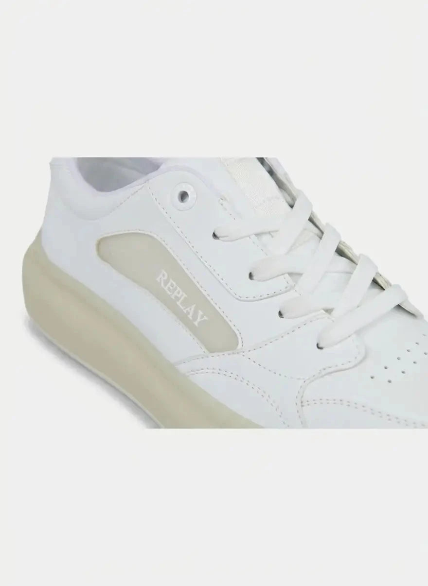 Replay Glax Clear White Sneakers - Subwear