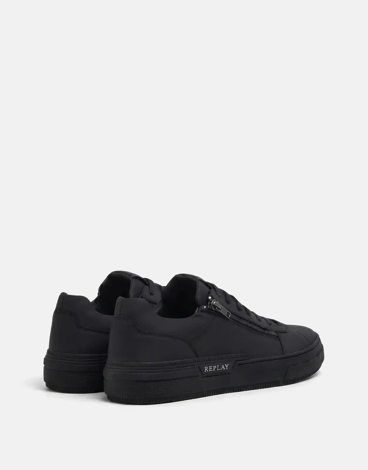 Replay Raily Low Zip Sneaker Black - Subwear