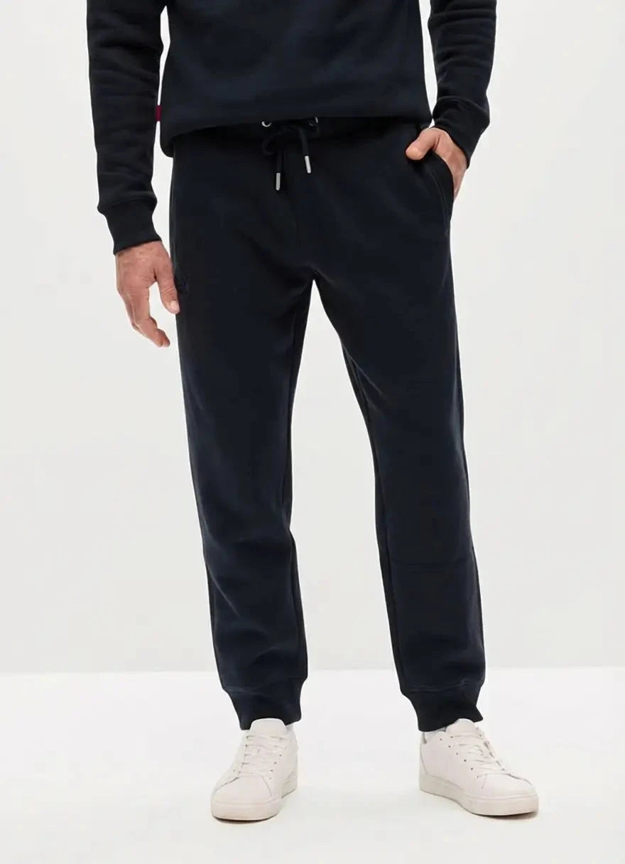 Superdry Essential Logo Eclipse Navy Sweatpants - Subwear